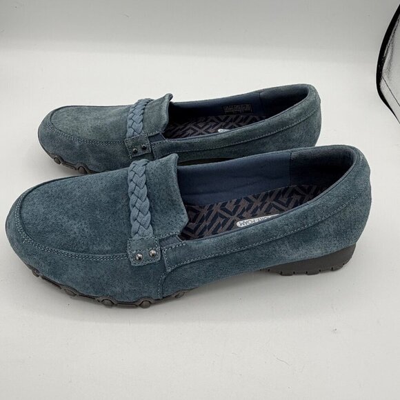 SKECHERS Shoes - Skechers - Suede Slip-On Shoes - Bikers Of Melbourne. 10 Medium. Blue